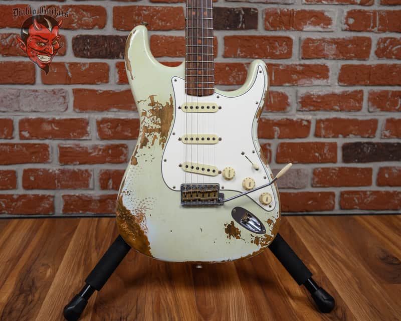 Fender Custom Shop 30th Anniversary 1960 Stratocaster Heavy Relic #56 Summer Event Limited Edition Super Faded Aged Sonic Blue 2017 w/OHSC image 1