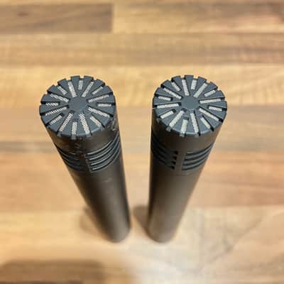 Audio-Technica pair AT4021 Small Diaphragm Cardioid Condenser Microphone 2010s - Black image 3