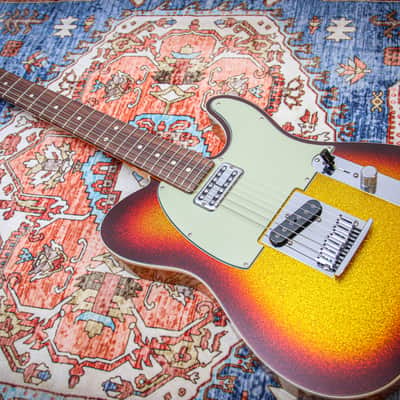 FENDER USA Custom Shop W-25 Dual Stack HS Telecaster Relic "3TSB Sparkle" (2025) image 6
