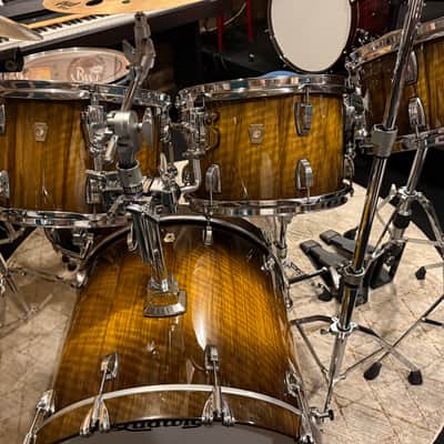 6pc Ludwig Legacy Exotic Maple - Black Limba image 8