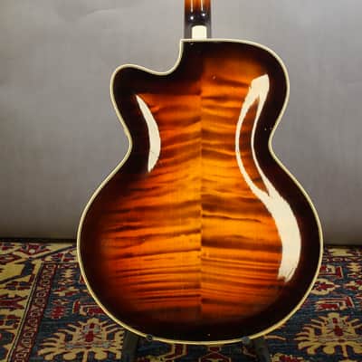 Hemosch Archtop by Todt 1950s - Sunburst w Rellogg PU very Rare image 11