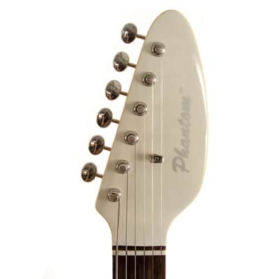 Phantom Guitar Works Brian Jones Teardrop Solid Body White 2000s owned by Mike Wanchic image 4