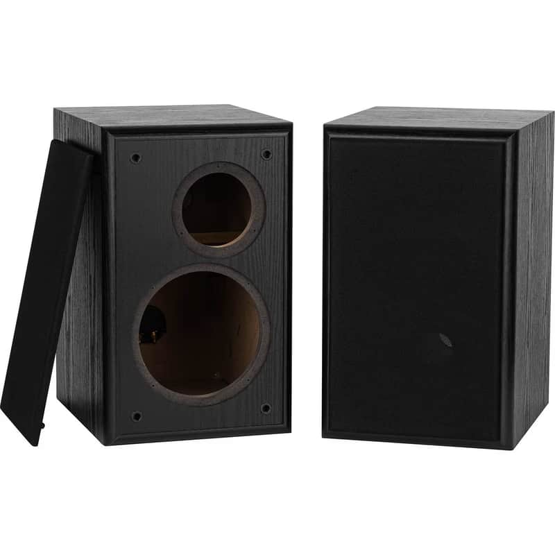 Dayton Audio BR-1CAB BR-1 6-1/2" 2-Way Speaker Cabinet Pair 2026 - Black image 1