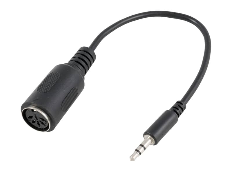 LMNTL 3.5mm TRS to MIDI 5-Pin Female Adapter - 15cm (Type A) image 1