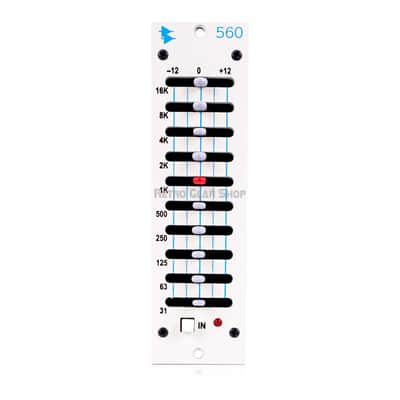 API 560 Special Edition Cream 500 Series 10-Band Graphic EQ Equalizer Module image 2