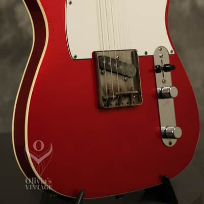 1985 Fender '62 reissue Custom Telecaster Double Bound Candy Apple Red MIJ Japan image 7