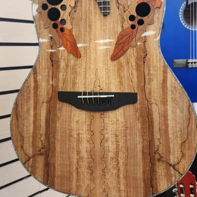 Ovation Celebrity Elite Plus CE44P-SM-G Acoustic Electric Guitar - Spalted Maple image 2