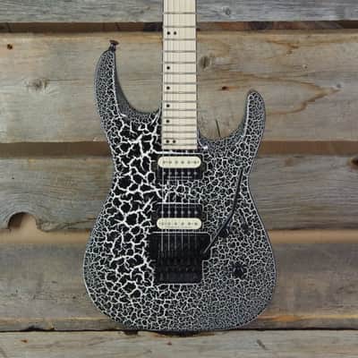 Jackson DK2M Dinky Limited Run, Black & White Crackle (s367) image 1
