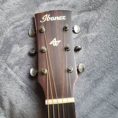 IBANEZ AV8CE-AFP | Full "Thermo Aged" Mahogany top sides & back | Antique Flamingo Pink | Serial No. 1X-01 CD191116747 image 23