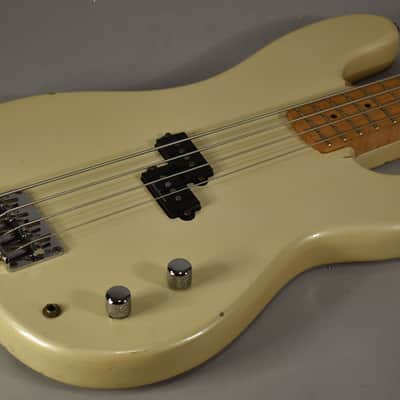 1989 Squier II Precision Bass White MIK image 9