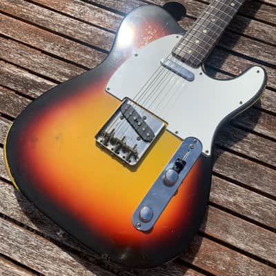 1966 Fender Telecaster 3 Tone Sunburst image 2