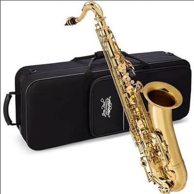Eldon Bb Tenor Sax Lacquer Outfit With Case, B-Stock, Free Shipping, Authorized Dealer image 1