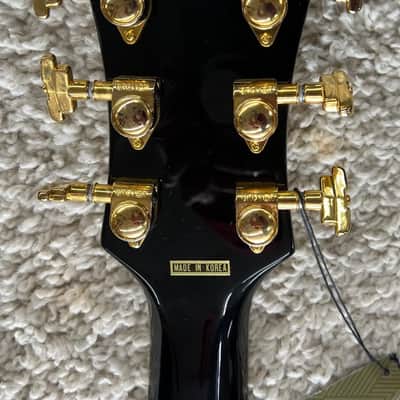 D'Angelico Excel SS Semi-Hollow Body Electric Guitar, Black, DAESSNATGTCBE image 6