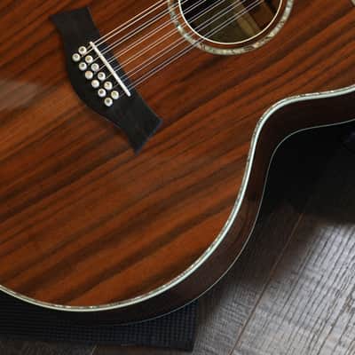 Minty! 2005 Taylor W-65-CE 12-String Walnut Cutaway Acoustic Guitar Natural + HSC image 6