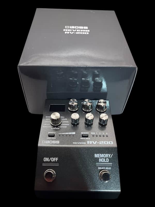 Boss RV-200 Reverb 2023 - Present - Black X7679 image 1
