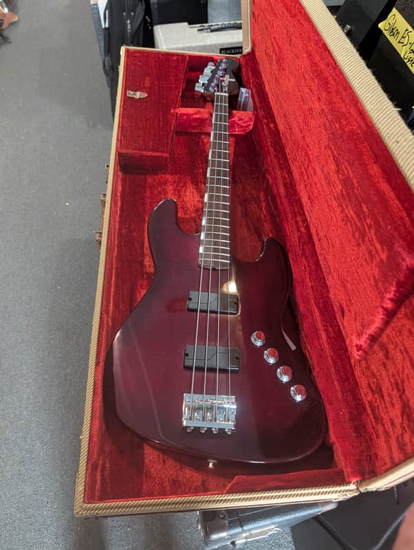 Custom Jazz bass - Red/black burst image 1
