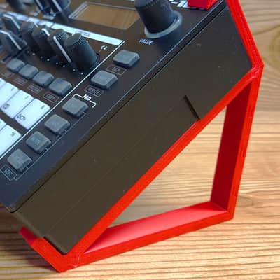 Red 35 Degree Angled Stands For Roland TR-6S Rhythm Performer Synthesizer image 4