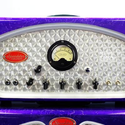 Speedster Deluxe 25 watt Amp Head & Cab - 90s Purple **Serviced & Ready to go** image 3