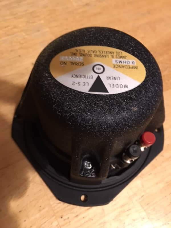 JBL Original LE5-2 Mid Driver/s_Speaker Late 70's Black | Reverb