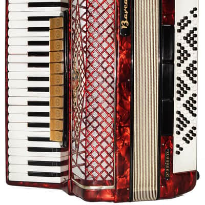 Barcarole Prominenz Piano Accordion made in Germany 120 Bass Buttons New Straps Case 2180, Powerful sound, Accordian for Adults image 6