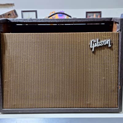 1964 Gibson GA-25 RVT Amp Cabinet And Spring Reverb Tank image 1