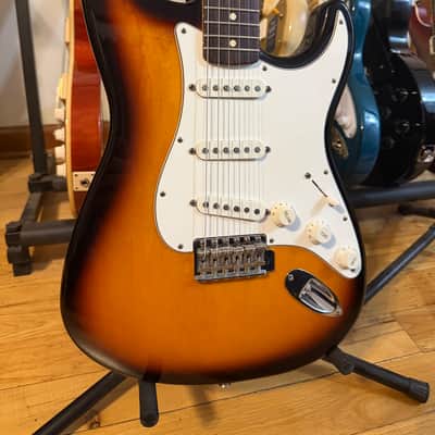 1996 Fender Pre- Jimmie Vaughan Tex-Mex Signature Stratocaster - 2-Color Sunburst image 7