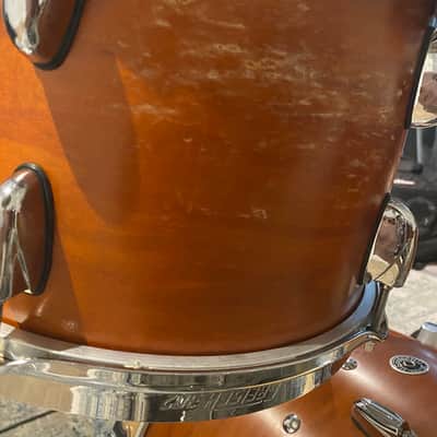 Gretsch Brooklyn Bop Kit (Jazz Sizes) 12/14/18/5x14 Satin Burnt Orange image 6