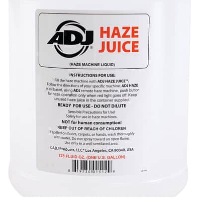 American DJ ADJ Haze Fluid Juice Liquid Gallon + Portable Bluetooth Speaker image 6