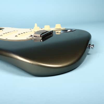 Fender USA Loaded Pickguard Olive Drab Metallic Guitar Body image 9