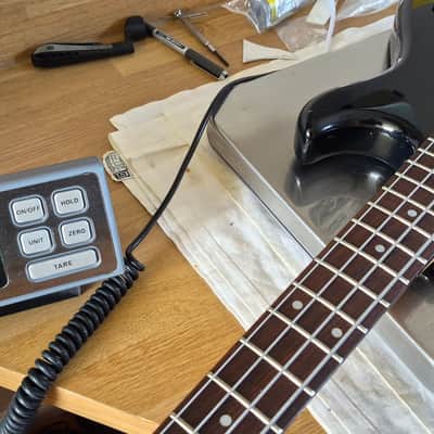 Aria Heritage Laser Electric bass 1985 - Gloss Black image 12