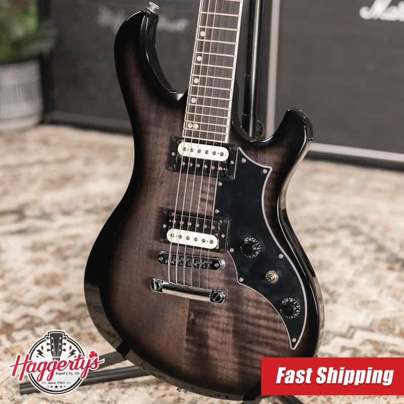 Gibson Victory Figured Top Electric Guitar - Translucent Ebony Burst with Hardshell Case image 1