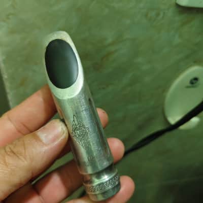 Selmer Scroll shank original temo Mouthpiece 1930s - Silver image 11