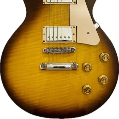 Aria LS-500 Les Paul Flame Maple Top Set Neck Tobacco Burst 1978 Made In Japan image 2