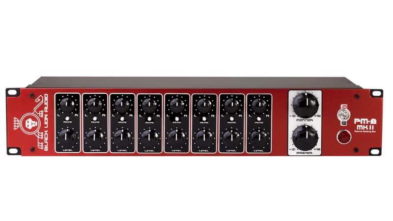 Black Lion Audio PM-8 MKII Passive Summing Mixer 2010s - Red and Black image 1