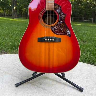 Epiphone Hummingbird 2008 - Cherry Sunburst image 3