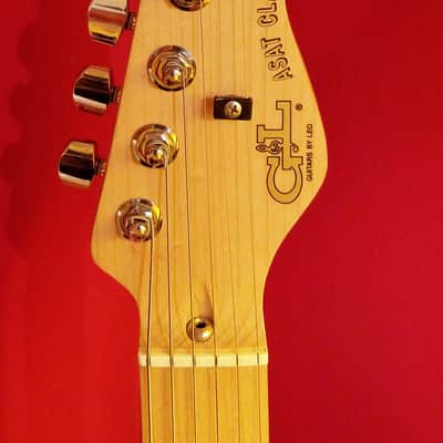 G&L Asat Classic - Red Translucent Electric Guitar with JBE Danny Gatton Pickups-G&L Locking Tuners image 7