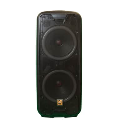 MR DJ LETS PARTY+ Dual 12" 4000W Battery Powered Bluetooth Speaker Microphone Party Speaker imagen 5