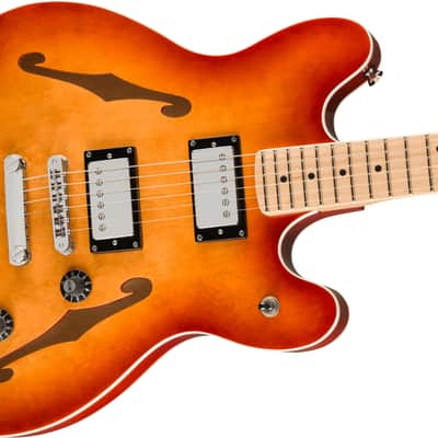 Squier Affinity Series Starcaster Deluxe - Sienna Sunburst image 3