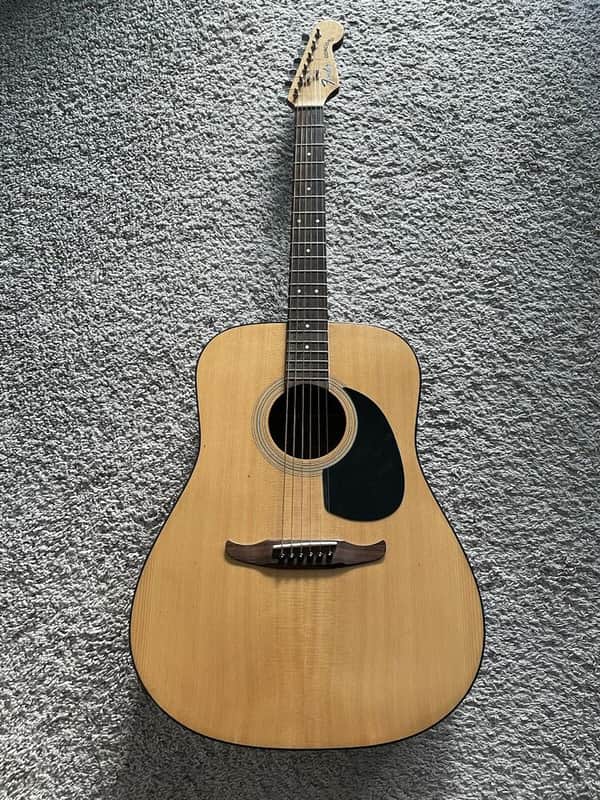 Fender Concord California Series 1987-1992 MIK Natural Vintage Acoustic Guitar image 1