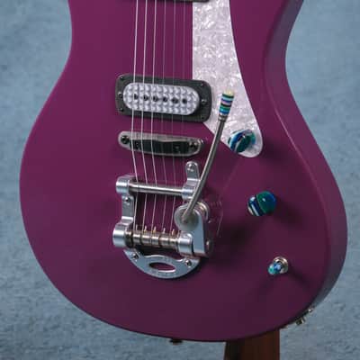 Powers Electric A-Type FF42 CamTail Electric Guitar - Aubergine - A517 image 4