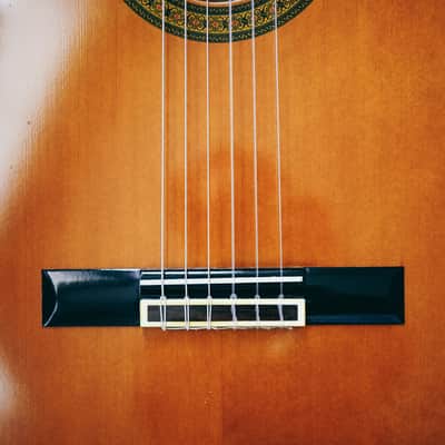 1970s Yamaha C-150 – Made in Japan | Vintage Amber Finish | Excellent Condition | Mature Classical Tone image 5