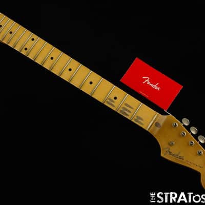 Fender USA Custom Shop 1955 Relic Stratocaster NECK + TUNERS Strat Maple 55 image 2