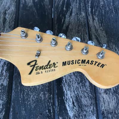Fender Musicmaster 1978-1980 - Translucent Red image 3