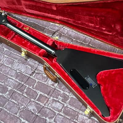 Epiphone Flying V Prophecy 2024 Black Aged Gloss w/ UPGRADED GIBSON CASE New Unplayed 6lbs12oz #158 image 18