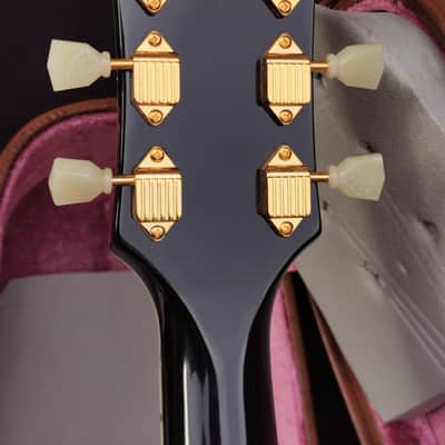 Gibson Les Paul Custom 1957 Historic 3 Pick-Ups Bigsby Lefty 2019 Ebony LH Lefthand Black Beauty image 8