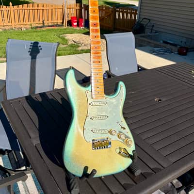 Partscaster  Stratocaster  luthier built 2026 - Caribbean burst 2k Imperium image 1