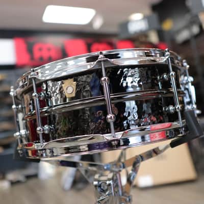 Ludwig 5x14" Hammered Black Beauty Snare Drum with Tube Lugs LB416KT image 1