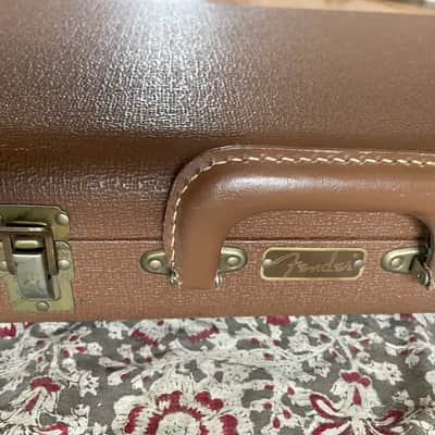 Fender Stratocaster Vintage Brown Leather Hardcase 1990 image 3