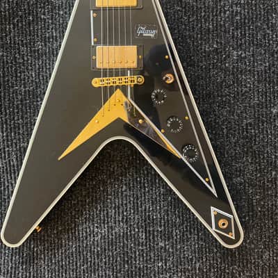 2017 Gibson Custom Shop Flying V Custom Ebony - Unplayed image 6