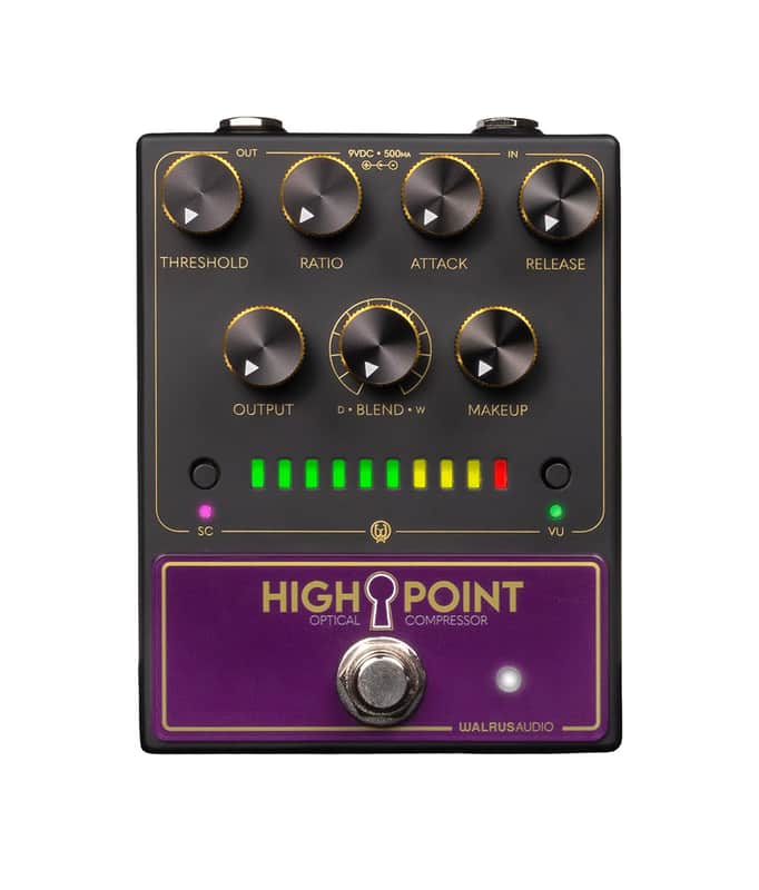 Walrus Audio Highpoint Analog Optical Compressor Pedal